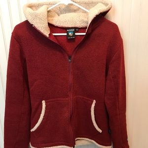 Kuhn fleece zip-up hoodie